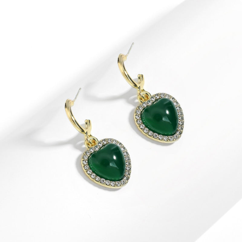 Exklusive trendige All Green Vibes Acryl-Ohrhänger-Kollektion
