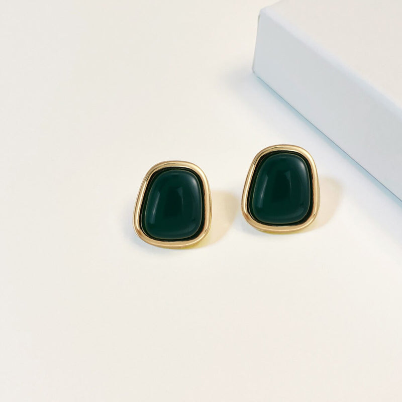 Exklusive trendige All Green Vibes Acryl-Ohrhänger-Kollektion