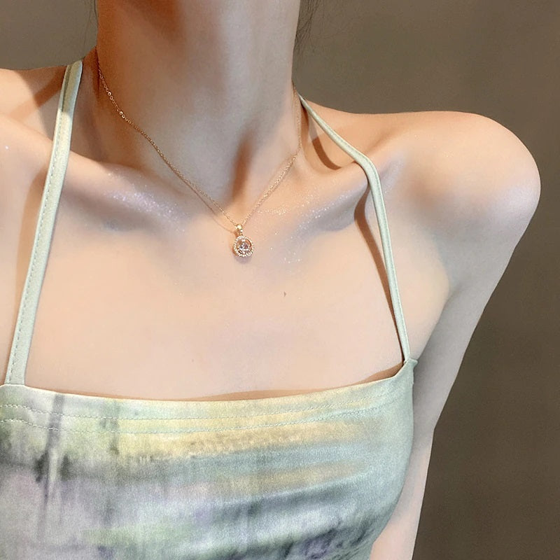 Exquisite Schlüsselbeinkette mit Anhängerketten in verschiedenen Stilen