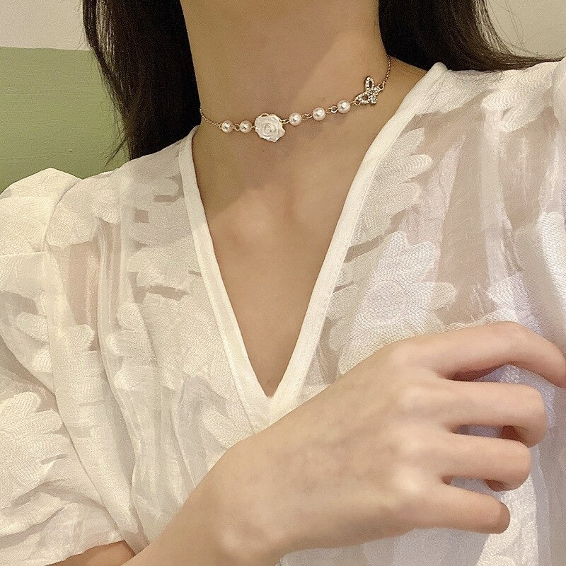 Exquisite Schlüsselbeinkette mit Anhängerketten in verschiedenen Stilen