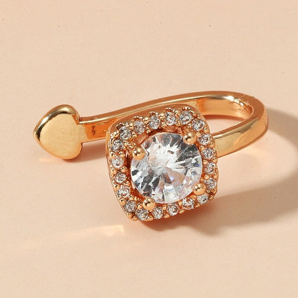 Exquisite, modische Ohrringe mit Zirkonia und Edelsteinen