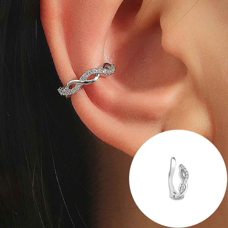 Exquisite, modische Ohrringe mit Zirkonia und Edelsteinen