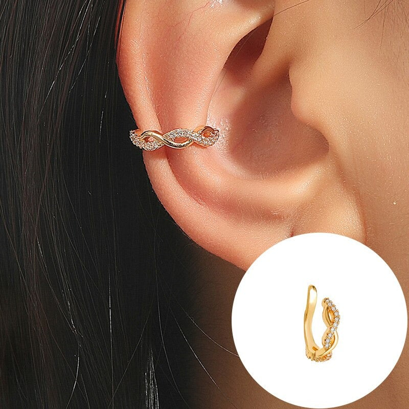 Exquisite, modische Ohrringe mit Zirkonia und Edelsteinen