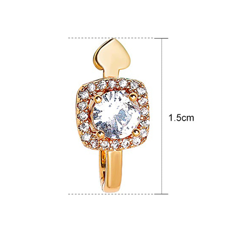 Exquisite, modische Ohrringe mit Zirkonia und Edelsteinen