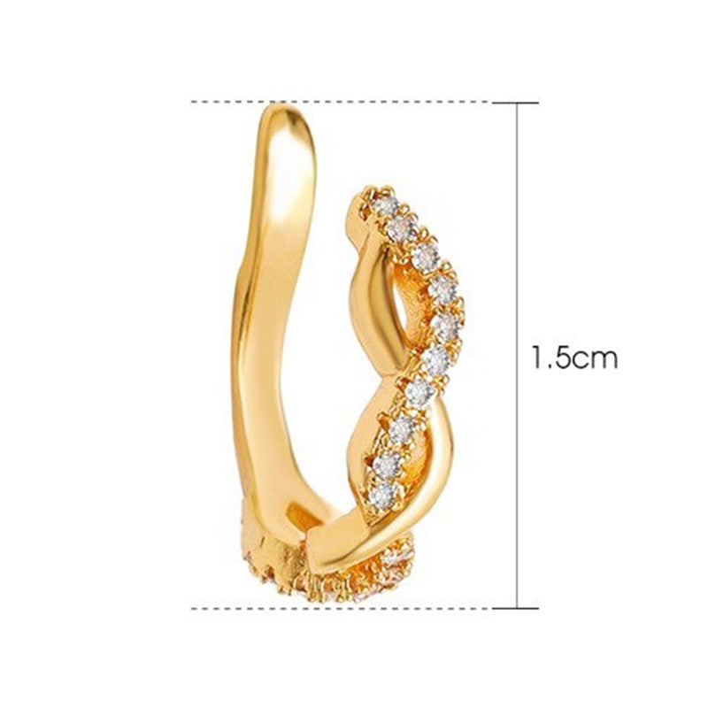 Exquisite, modische Ohrringe mit Zirkonia und Edelsteinen