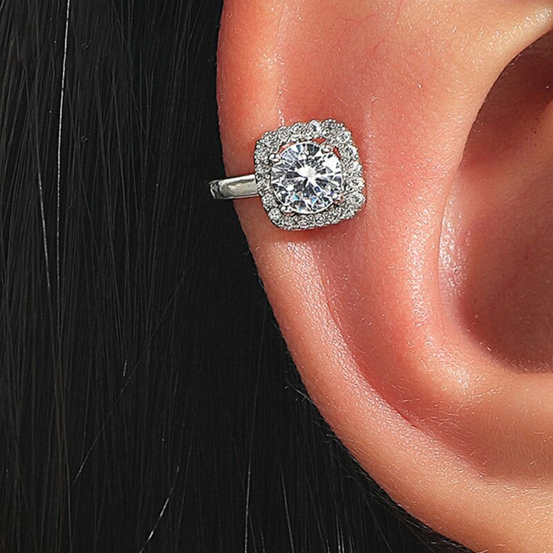 Exquisite, modische Ohrringe mit Zirkonia und Edelsteinen