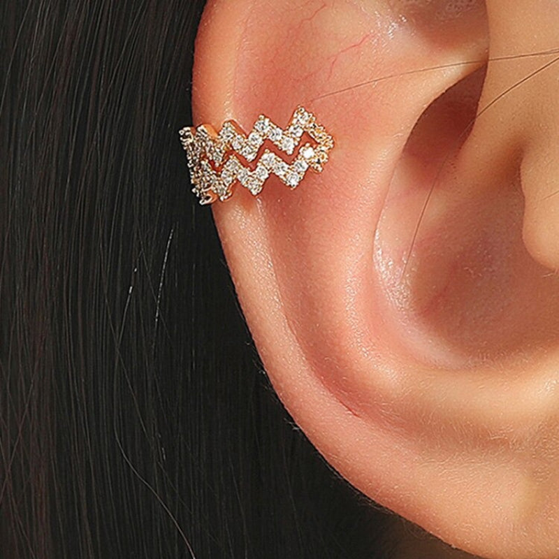 Exquisite, modische Ohrringe mit Zirkonia und Edelsteinen