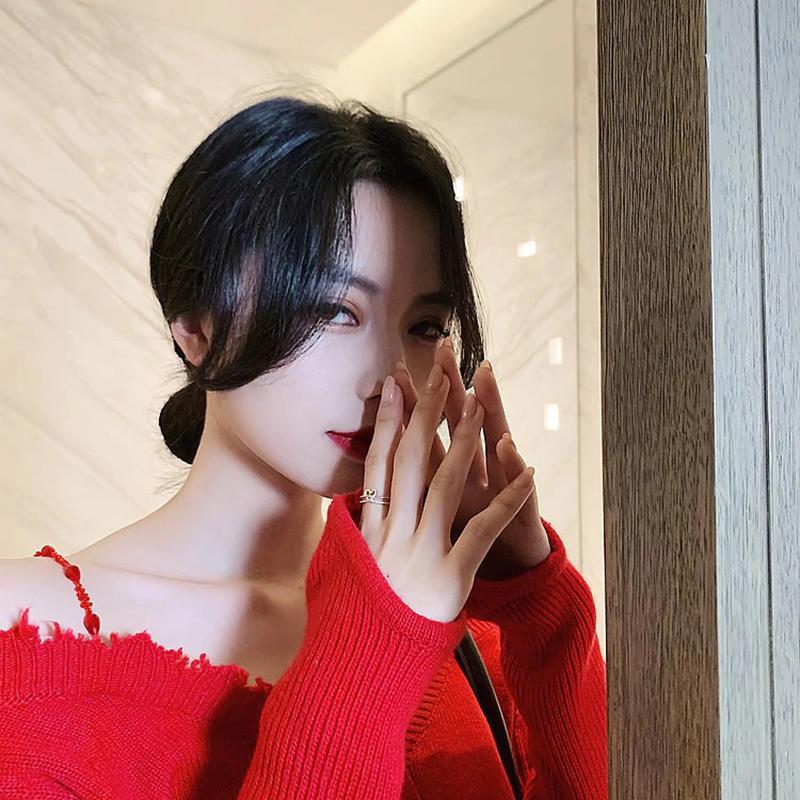 Exquisite mehrschichtige Ringe mit gedrehten Herzen