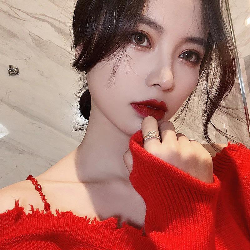 Exquisite mehrschichtige Ringe mit gedrehten Herzen