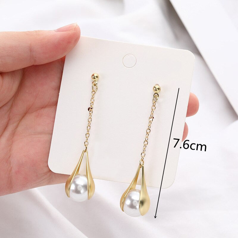 Erlesene und opulente Statement-Ohrring-Kollektion mit langen Tropfen