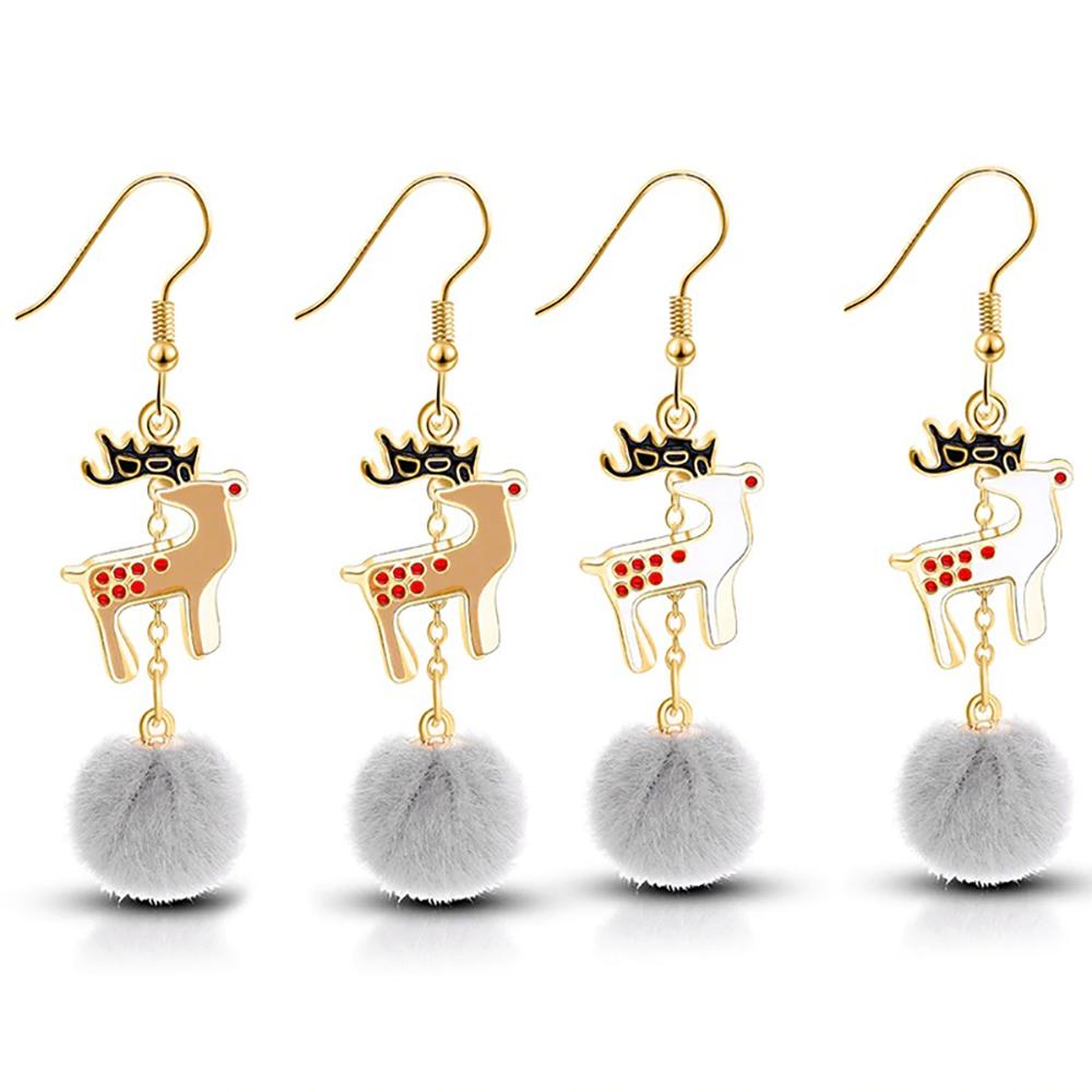 Fabelhafte baumelnde Weihnachtsohrringe