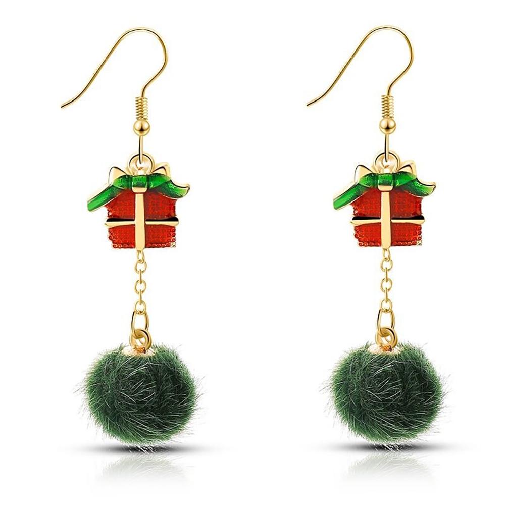 Fabelhafte baumelnde Weihnachtsohrringe