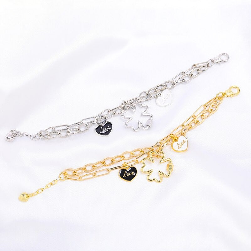 Modische Kettenarmbänder mit mehreren Anhängern