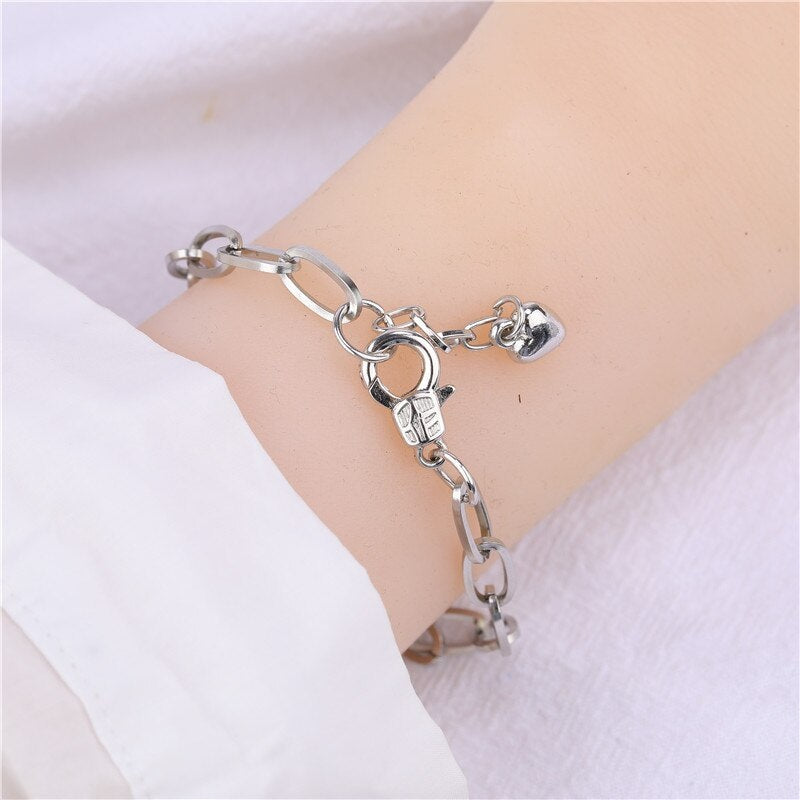 Modische Kettenarmbänder mit mehreren Anhängern