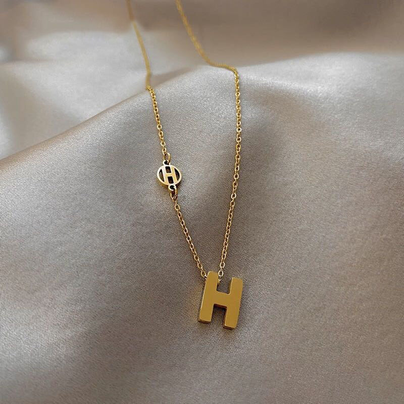 Modische Luxus-Halsketten mit vertikalem Muschel-Anhänger