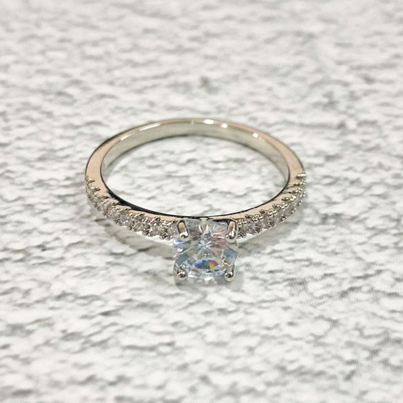 Mode Luxus Zirkon Bejeweled Multicolor Ringe