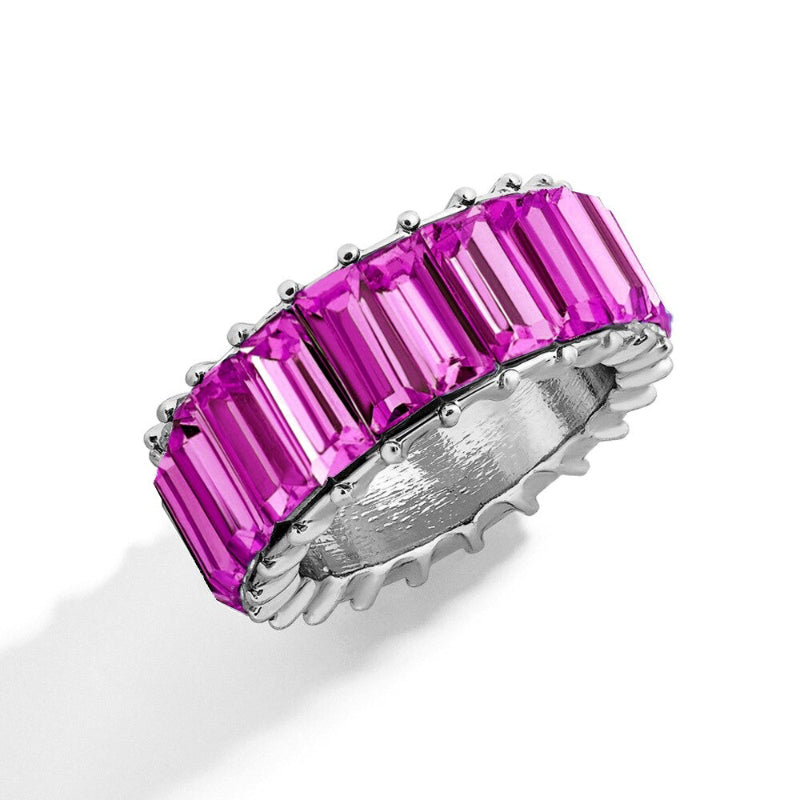 Mode Luxus Zirkon Bejeweled Multicolor Ringe