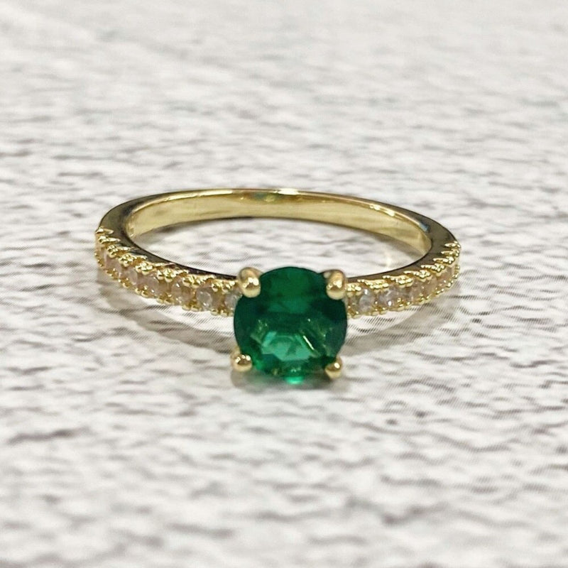 Mode Luxus Zirkon Bejeweled Multicolor Ringe