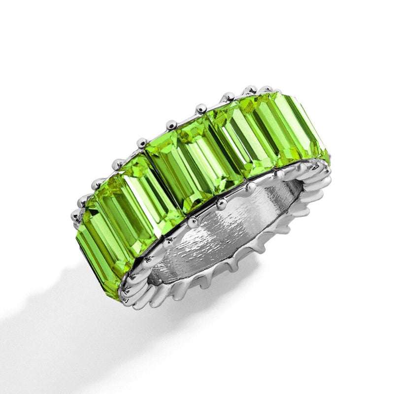 Mode Luxus Zirkon Bejeweled Multicolor Ringe