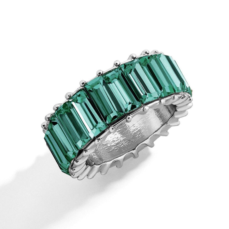 Mode Luxus Zirkon Bejeweled Multicolor Ringe