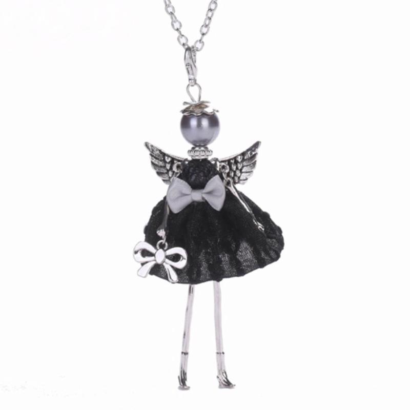 Lange Halskette mit Perlenverzierung „Fashionista Doll“