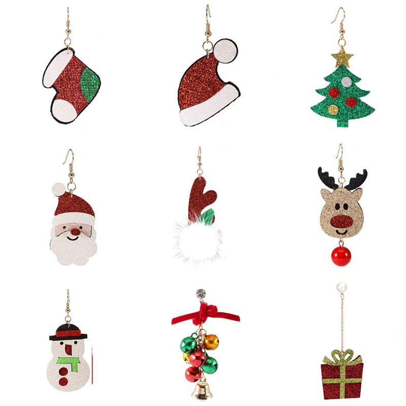 Festliche Weihnachtsmode Ohrringe