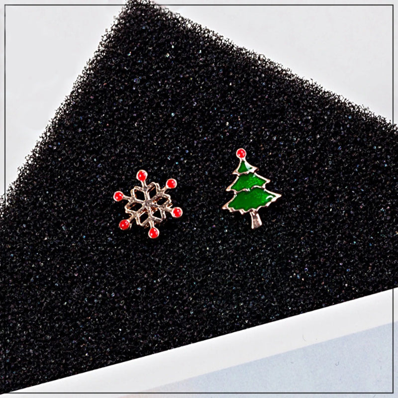 Festliche Weihnachtsohrstecker