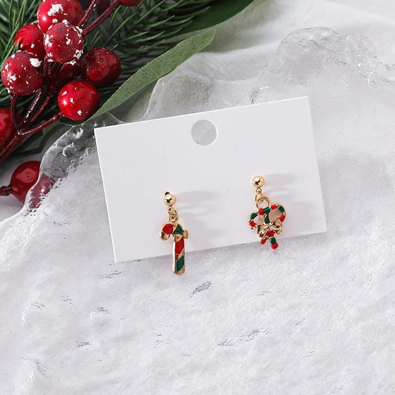 Festliche Party-Ohrring-Kollektion mit Weihnachtsthema