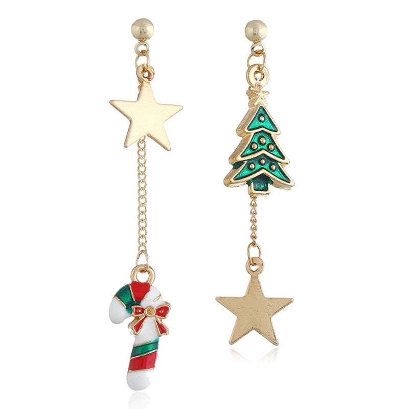 Festliche Party-Ohrring-Kollektion mit Weihnachtsthema