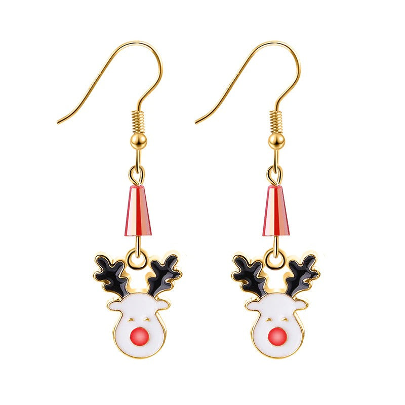 Festliche Party-Ohrring-Kollektion mit Weihnachtsthema