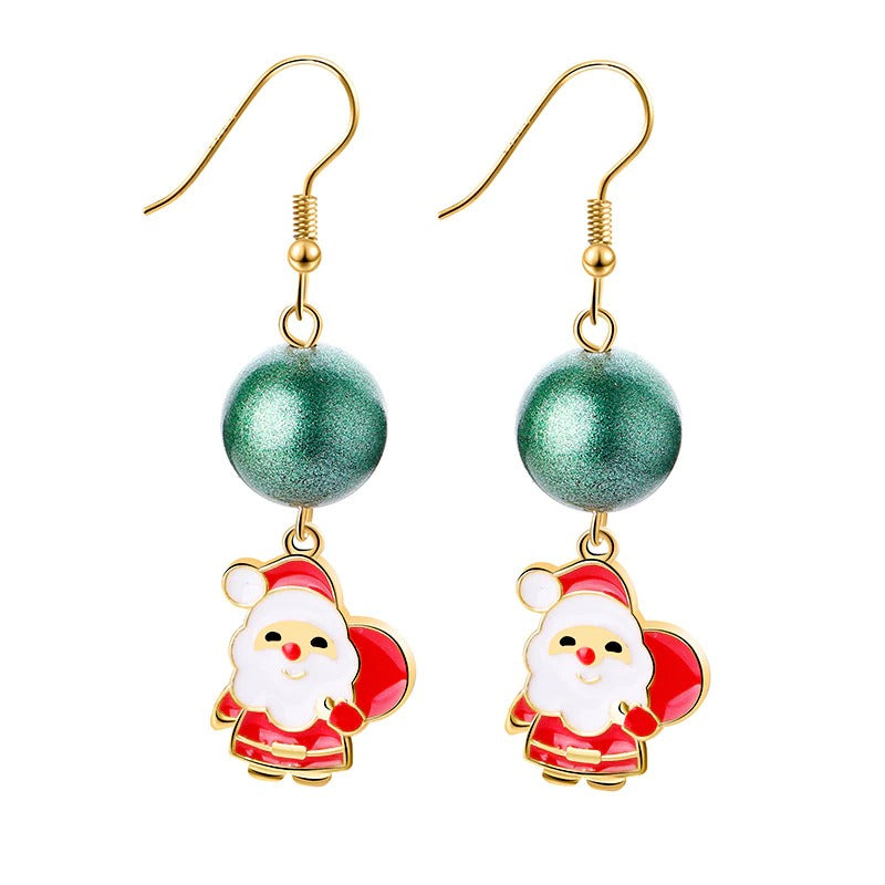 Festliche Party-Ohrring-Kollektion mit Weihnachtsthema