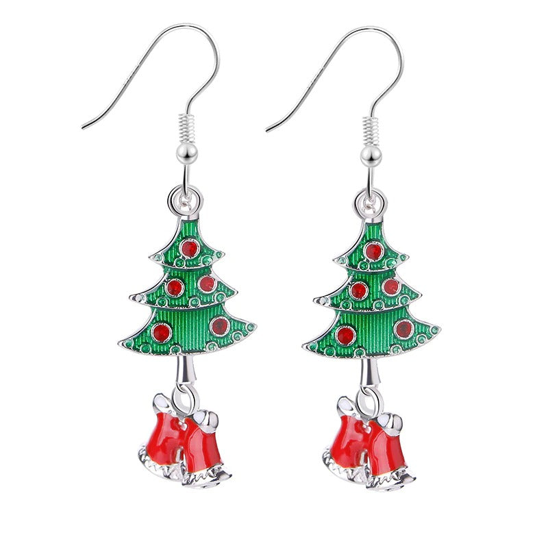 Festliche Party-Ohrring-Kollektion mit Weihnachtsthema