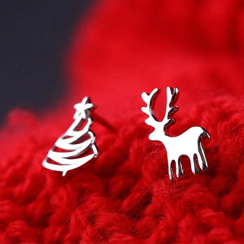 Festliche Party-Ohrring-Kollektion mit Weihnachtsthema