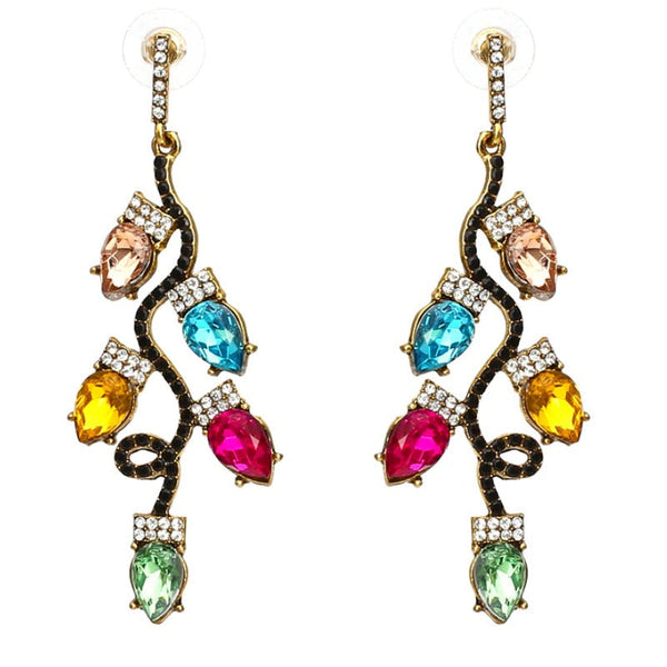 Festliche und zauberhafte Ohrringe im Weihnachtslicht-Design