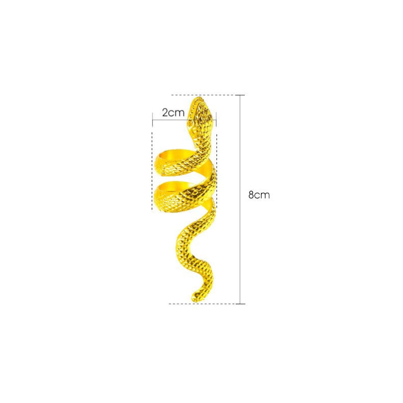 Fierce Fashion – Kollektion verstellbarer Schlangenringe