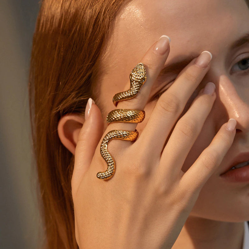 Fierce Fashion – Kollektion verstellbarer Schlangenringe