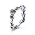Blumenkrone aus Gänseblümchen-Ring