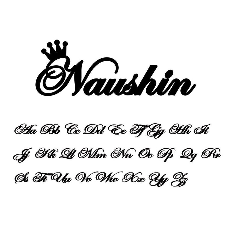 Lustige personalisierte Halskette mit Namensanhänger