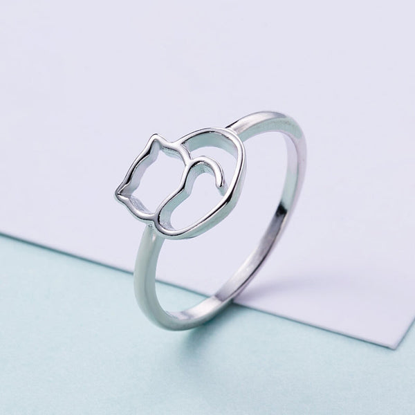 Lustiger und perfekter Katzenring