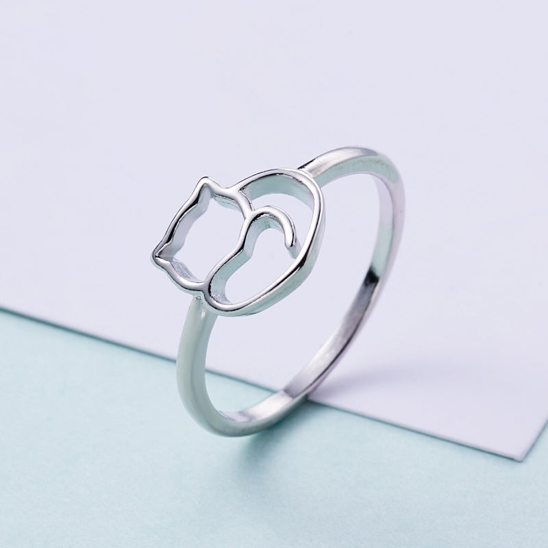 Lustiger und perfekter Katzenring