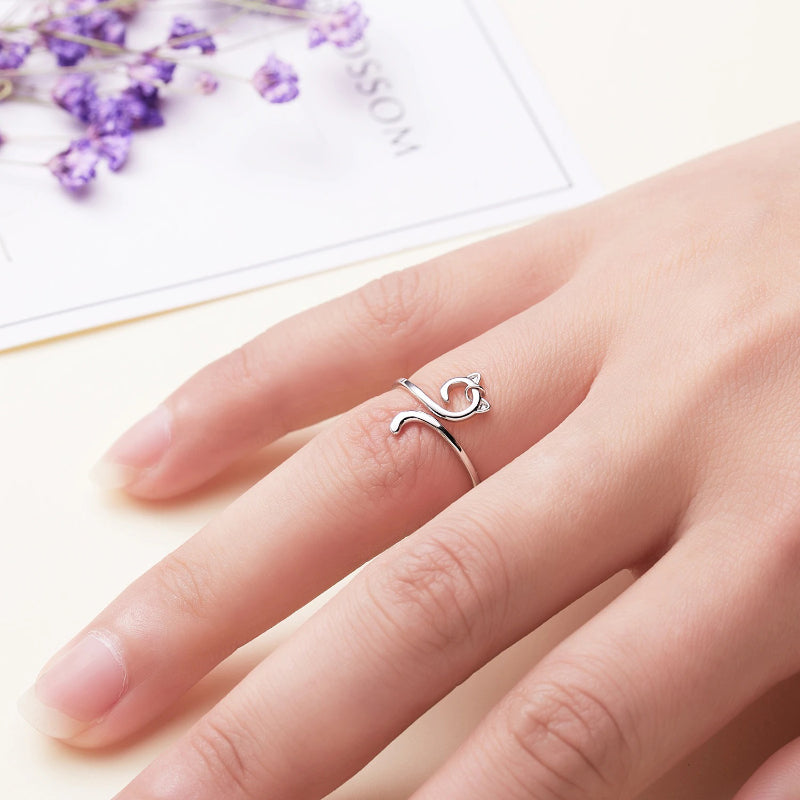 Lustiger und perfekter Katzenring