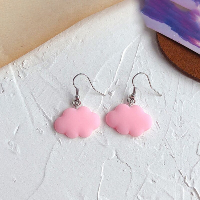 Funky Mehrfarbige Pilz Ohrhänger