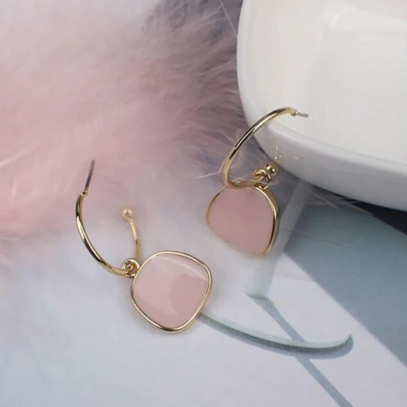 Glam Fashion Helle Metall Tropfen Ohrringe