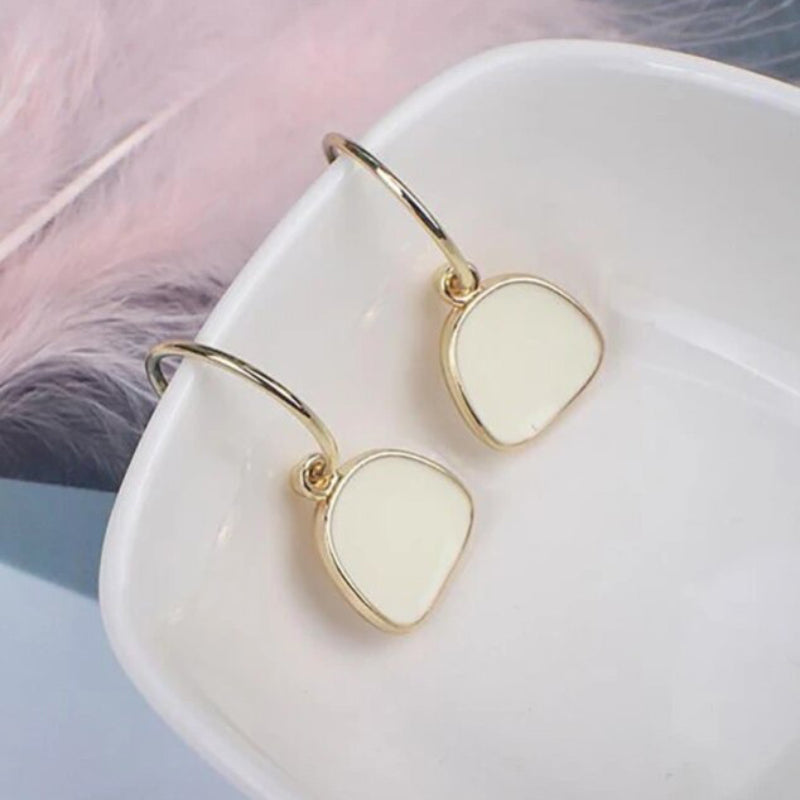 Glam Fashion Helle Metall Tropfen Ohrringe