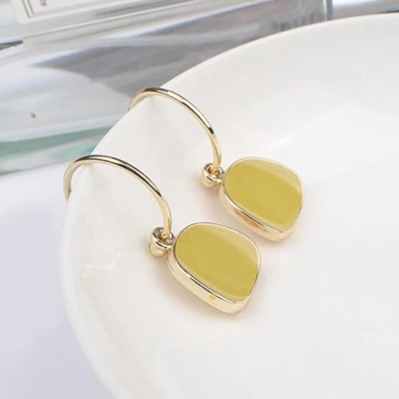 Glam Fashion Helle Metall Tropfen Ohrringe