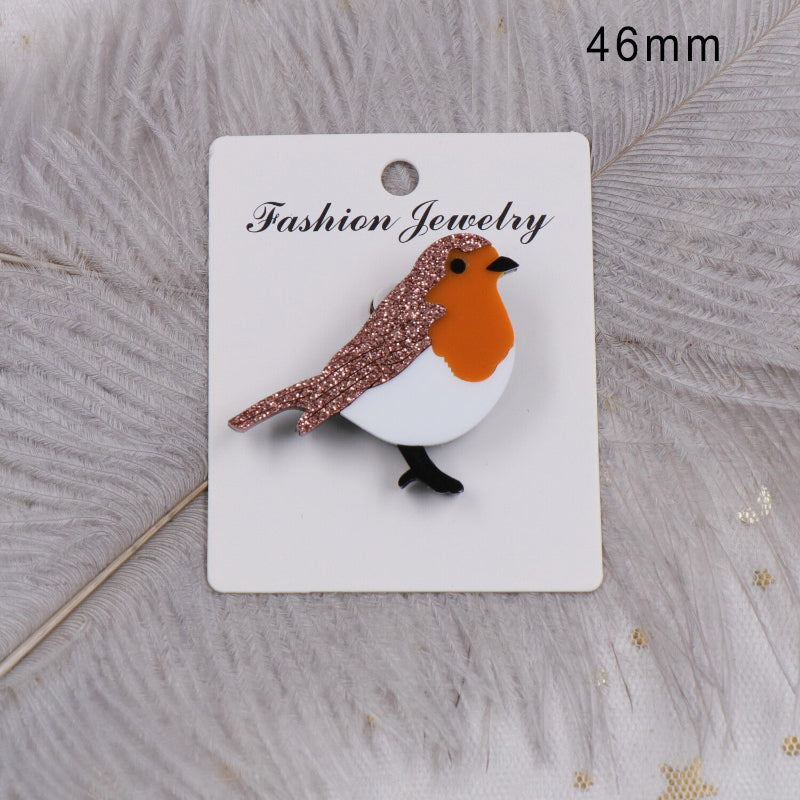 Glänzende festliche Weihnachtsbroschen