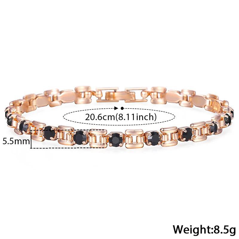 Schimmerndes, mit Strasssteinen verziertes Armband