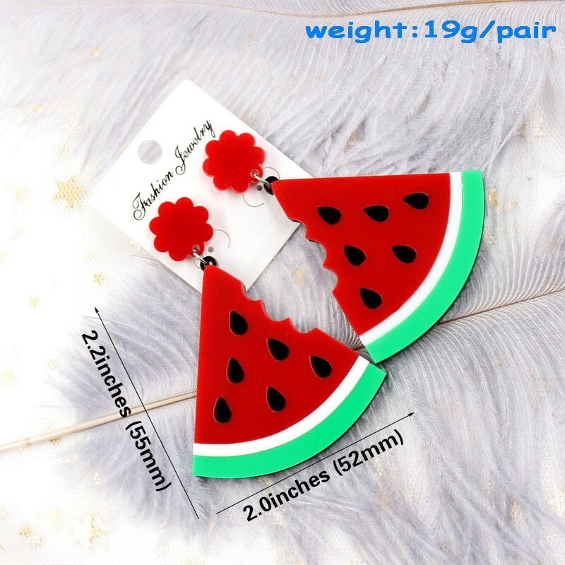 Glitzernde, sommerliche Statement-Ohrringe