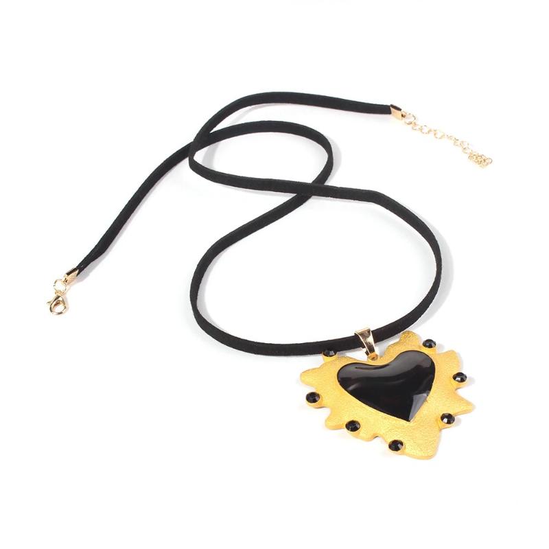 Wunderschöne Statement-Halskette mit Herz-Anhänger