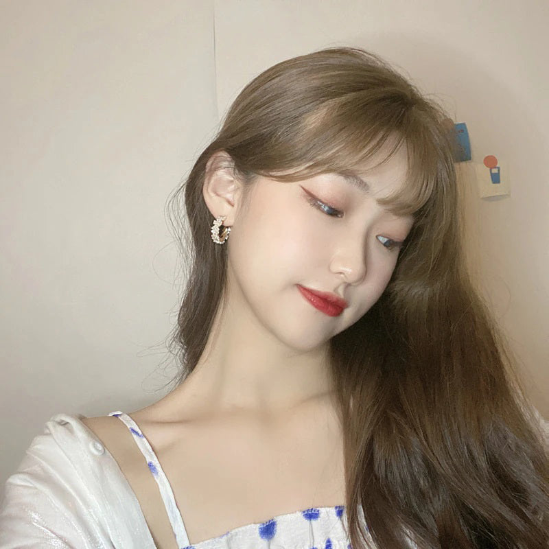 Wunderschöne Sommertrend Harz Blume Creolen